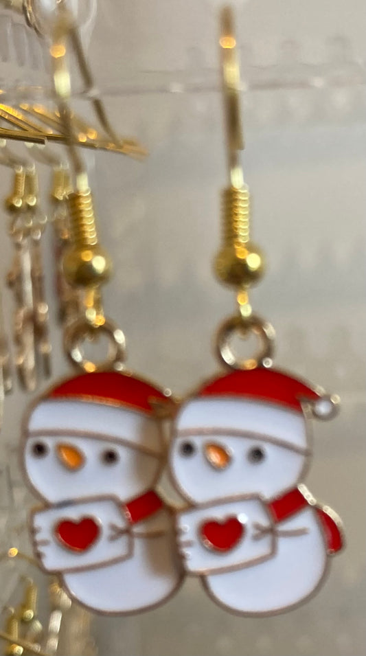 Boucles bonhomme de neige